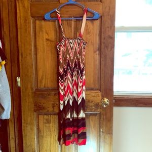 Sundress, zigzag & strapless